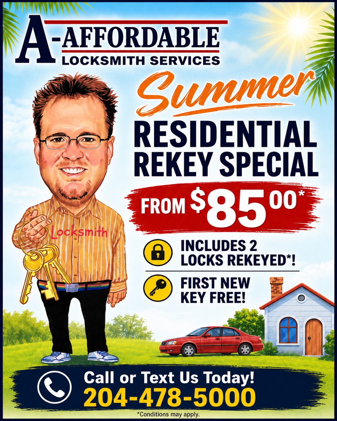 May 2026 Special on now at A-Affordable Locksmith